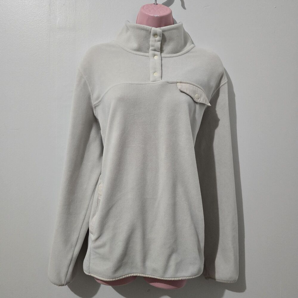 32 Degrees - Sweater - Size XXL - Heat Mock-Neck Fleece Pockets - Ivory